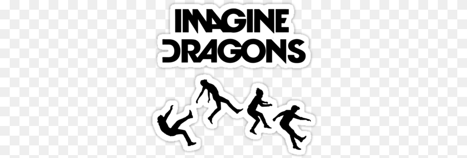 Tumblr Overlays Overlay Imaginedragonsimagine Dragons Imagine Dragons Band Logo, Stencil, Person, Sticker, Baby Free Png