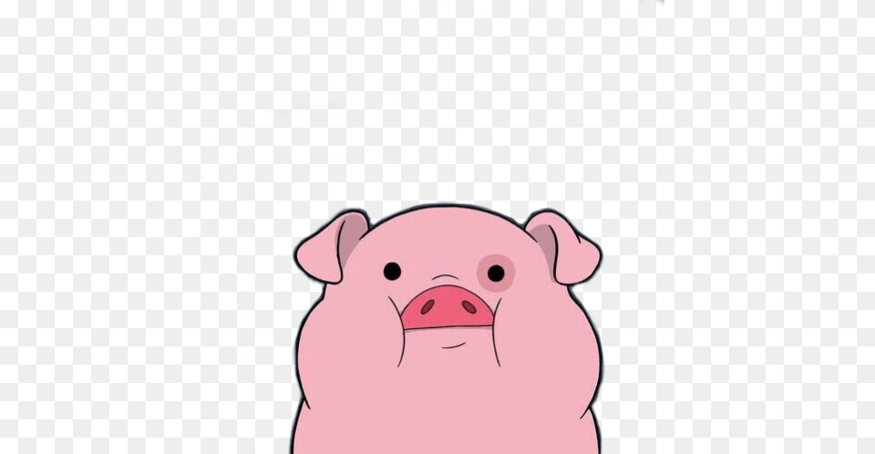 Tumblr Pig Cute Cutepig Reaction Wallpaper Animal Anime, Art, Face, Head, Person Free Transparent Png