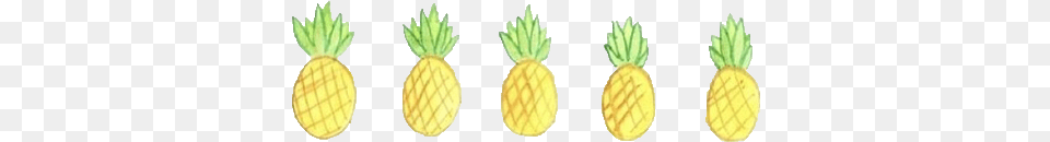 Tumblr Pineapple Cute Pineapple, Food, Fruit, Plant, Produce Free Transparent Png