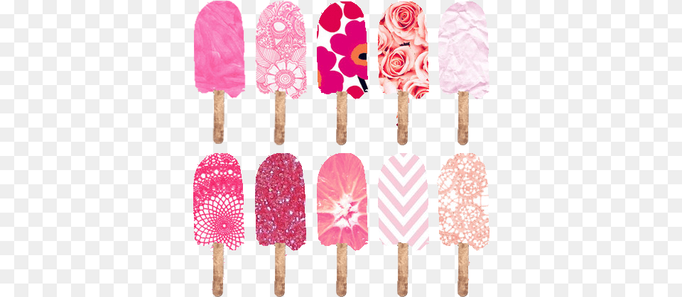 Tumblr Popsicle 2 Image Draw On Popsicle, Food, Cream, Dessert, Ice Cream Free Png Download