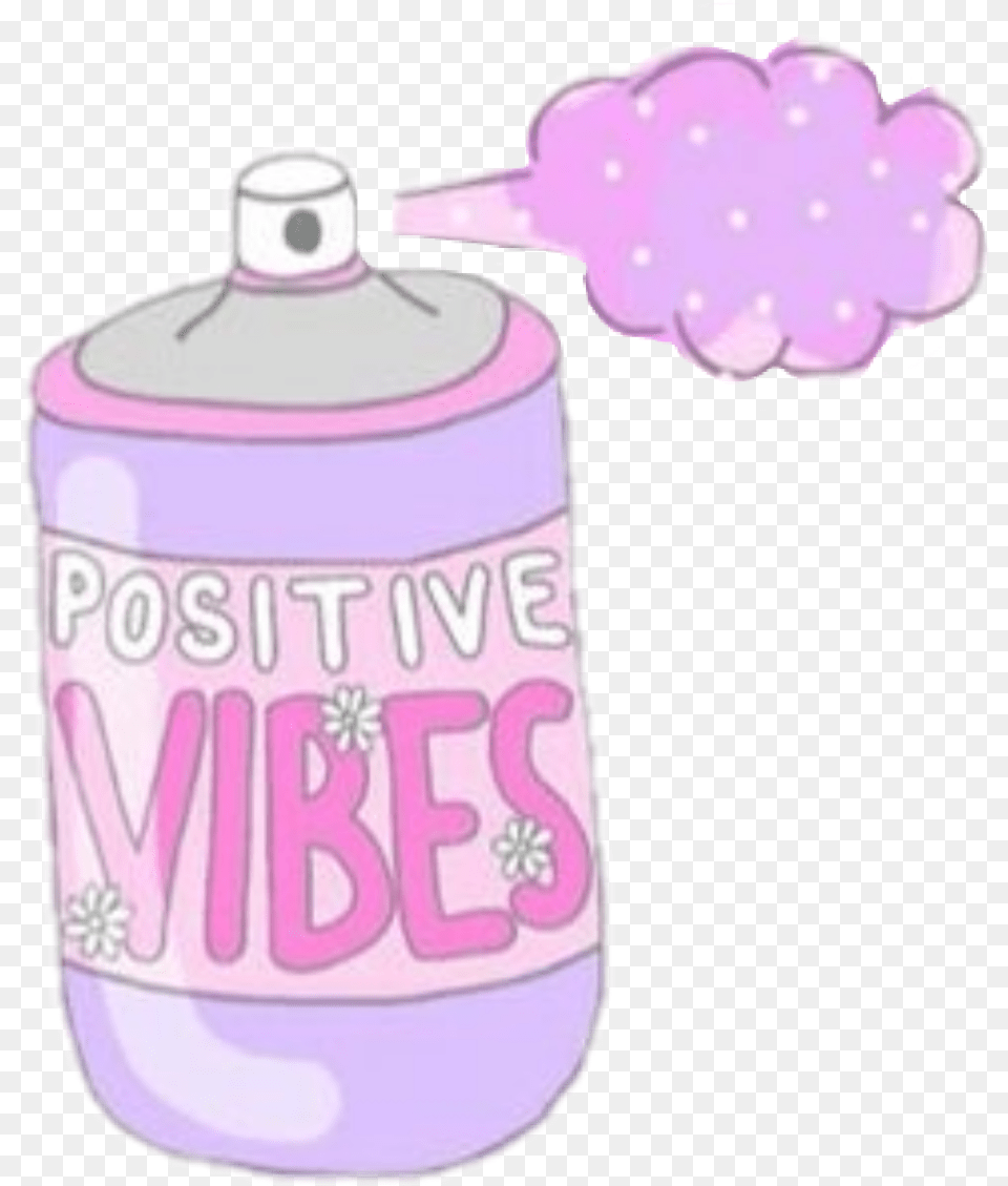 Tumblr Positive Vibes Transparent, Tin, Can, Bottle, Shaker Png
