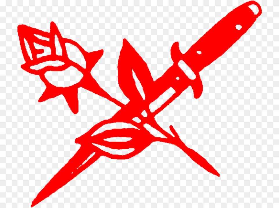 Tumblr Rose Grunge Edgy Aesthetic, Sword, Weapon, Blade, Dagger Png