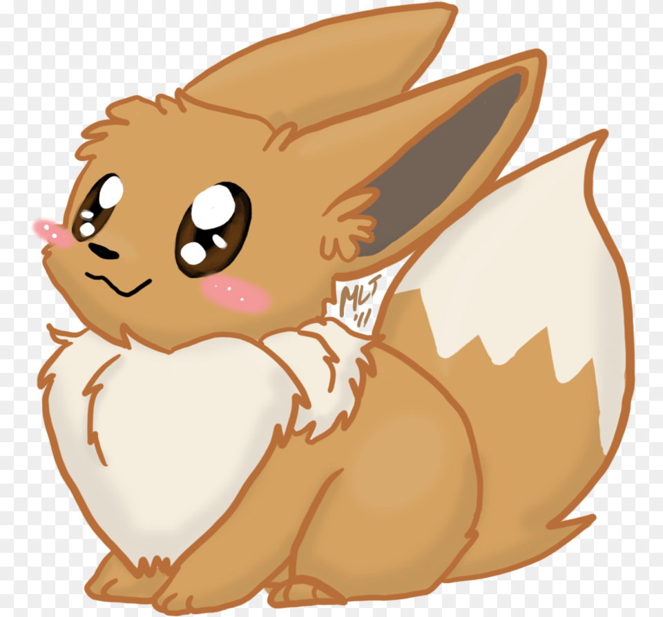 Tumblr Static Aplede Chibi Eevee Cute Eevee Clear Background, Baby, Person, Face, Head Free Transparent Png