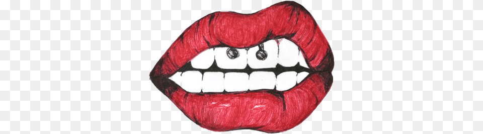 Tumblr Static Lips By Iconstinukok Fondos De Pantalla De Labios, Body Part, Mouth, Person, Teeth Free Png