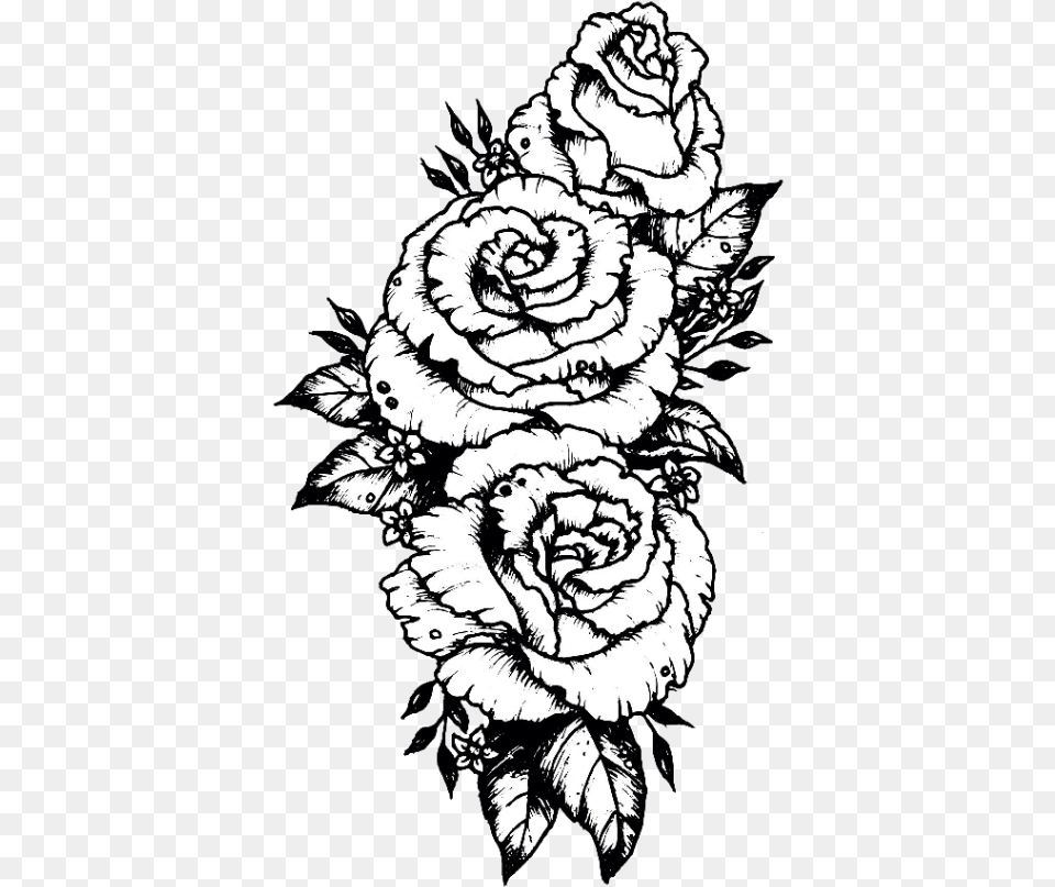 Tumblr Sticker Stickers Flower Flowers Rose Roses Black Forearm Rose Tattoo Drawing, Art, Baby, Person Png