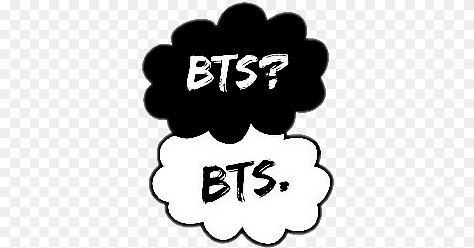 Tumblr Stickers Bts Sticker Tumblr Kpop, Stencil, Text Png Image