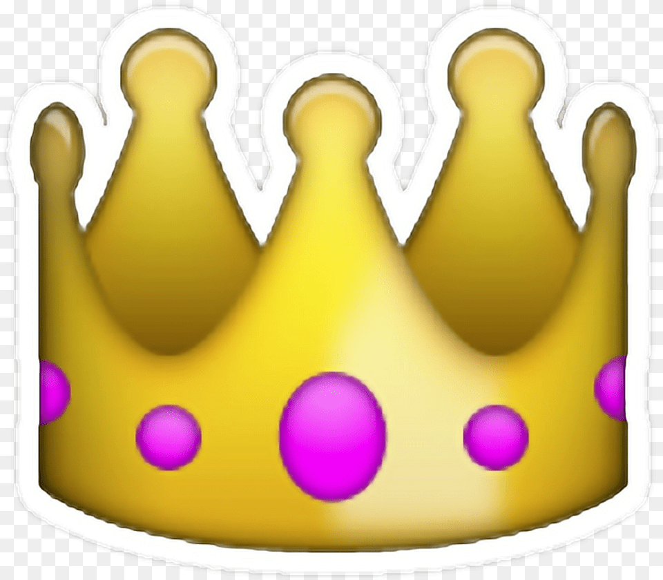 Tumblr Transparent Stickers Crown Emoji, Accessories, Jewelry, Birthday Cake, Cake Free Png Download