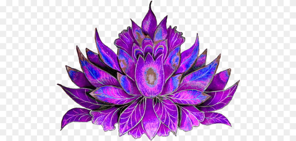 Tumblr Vaporwave Aesthetic Purple Lotus And Ohm Tattoos, Accessories, Plant, Pattern, Ornament Free Transparent Png