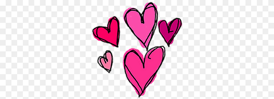 Tumblr Whatsapp Emoji Emoticon Cool Pretty Nice Love Heart, Purple, Flower, Petal, Plant Png Image