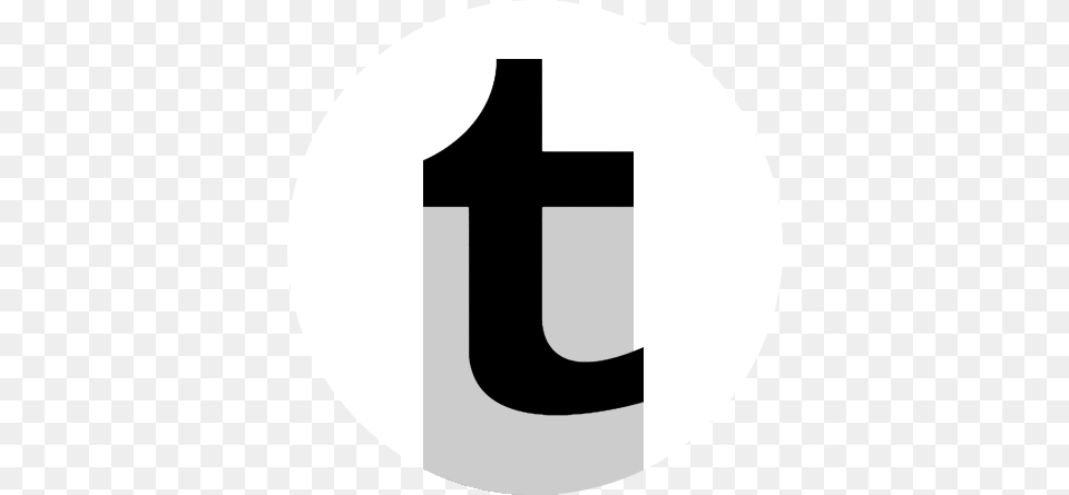 Tumblr White Circle Cross, Symbol, Number, Text Free Png