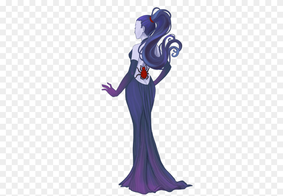 Tumblr Widowmaker Inspired Dress, Clothing, Formal Wear, Adult, Person Free Transparent Png
