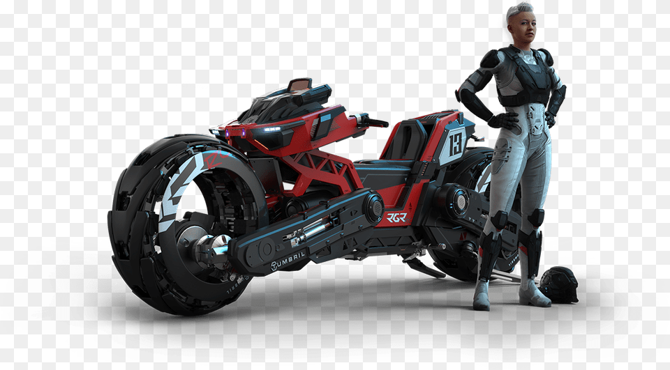 Tumbril Ranger Star Citizen Ranger Bike, Vehicle, Transportation, Motorcycle, Adult Png