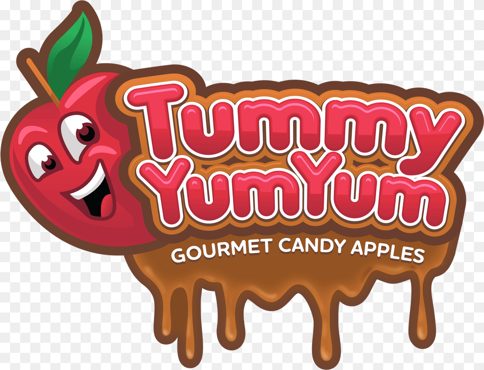 Tummy Yumyum Gourmet Apples Historic Manassas Clipart Candy Apple Logo, Food, Ketchup, Sweets, Livestock Png