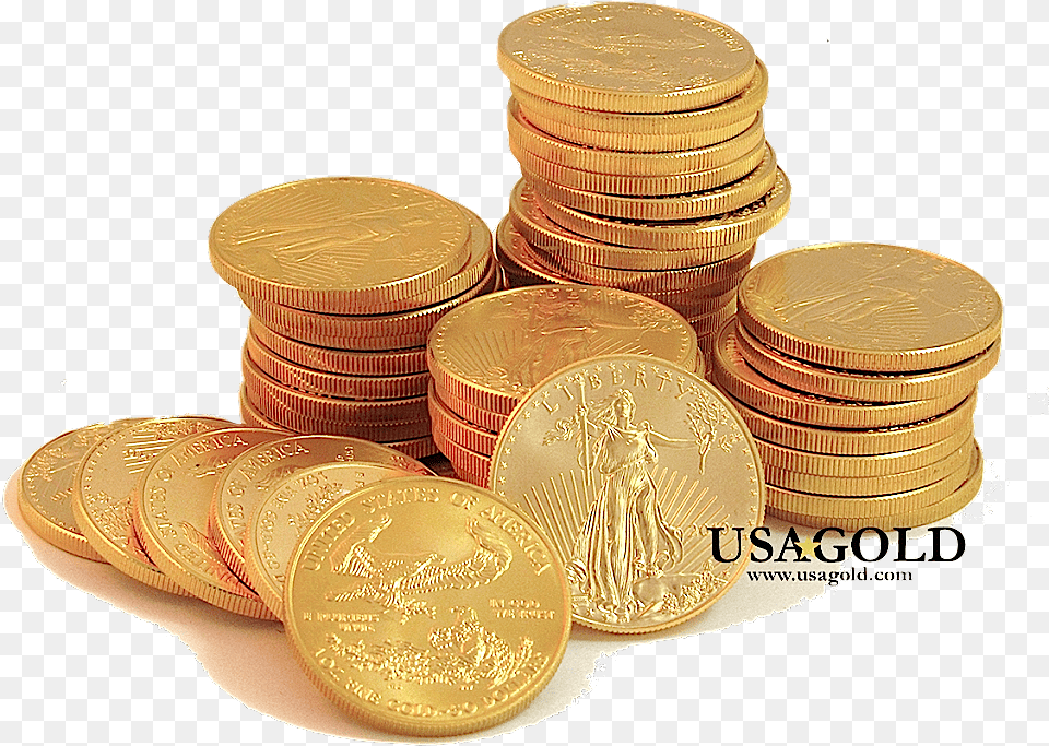 Tumpukan Uang Koin Emas Pile Of Gold, Adult, Wedding, Person, Woman Free Png