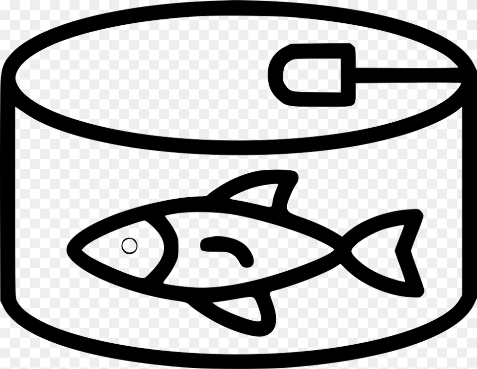 Tuna Can Icon Animal, Fish, Sea Life, Tin Free Png Download