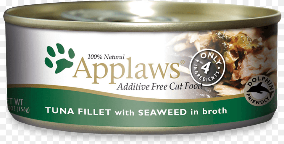 Tuna Fillet With Seaweed Applaws Tuna Fillet With Seaweed Canned Cat Food 24 Pack, Aluminium, Tin, Can, Canned Goods Free Png