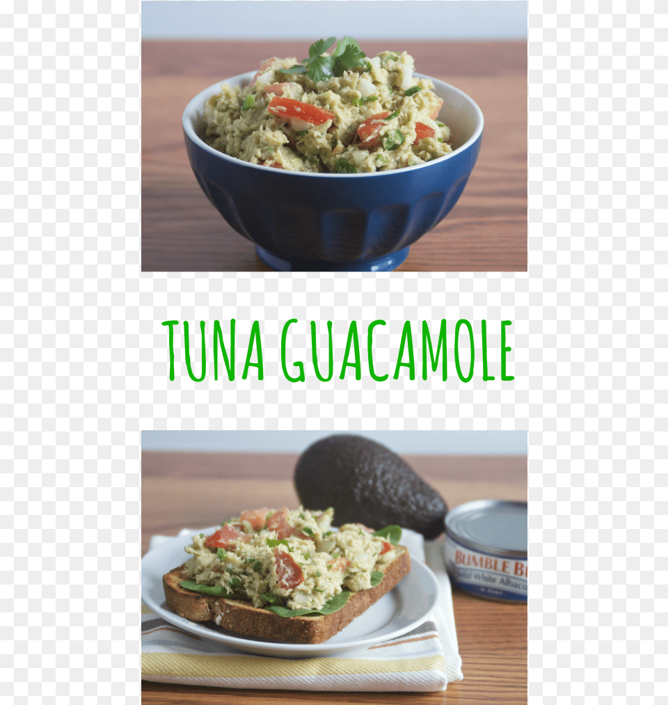 Tuna Guacamole A Heart Healthy Protein Packed Lunch Perico, Food, Meal, Plate, Bread Png Image