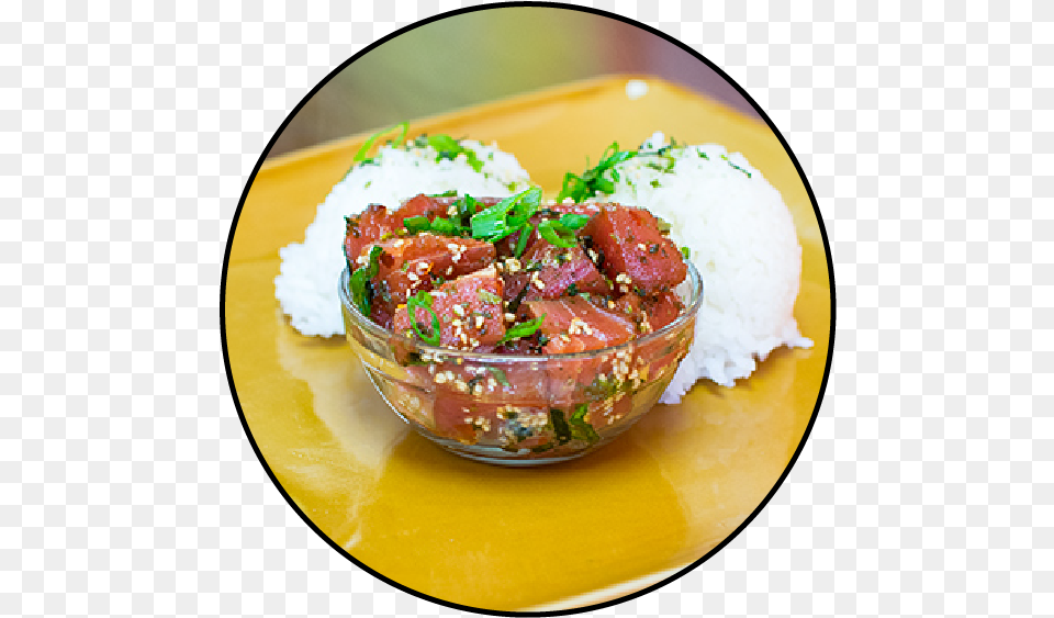 Tuna Poke Bowl Grillades, Food, Food Presentation, Meal, Dish Free Transparent Png