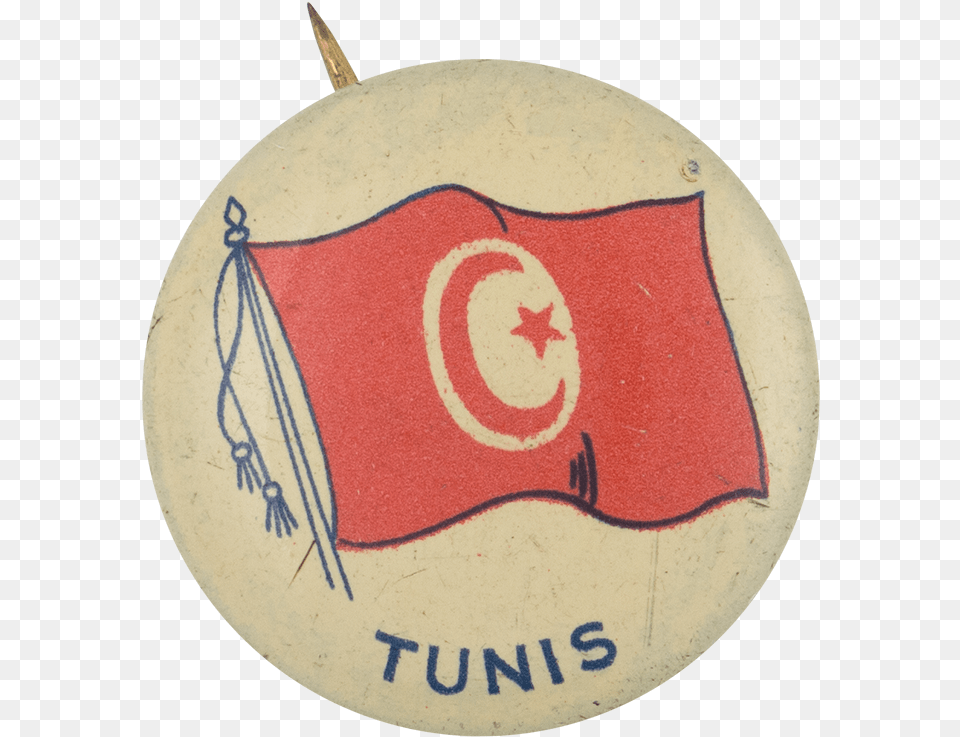 Tunis Flag Art Button Museum Badge, Logo, Symbol Free Png Download