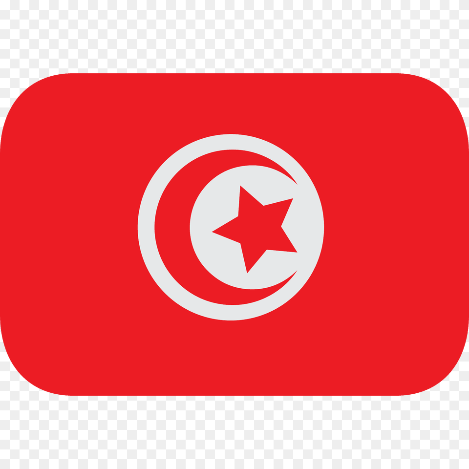 Tunisia Flag Emoji Clipart, First Aid, Star Symbol, Symbol, Logo Png