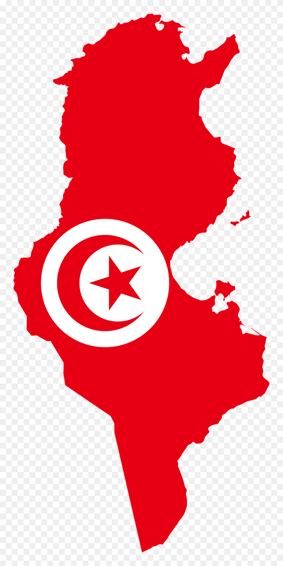 Tunisia Flag Map Clipart, Logo, Food, Ketchup, Symbol Free Transparent Png