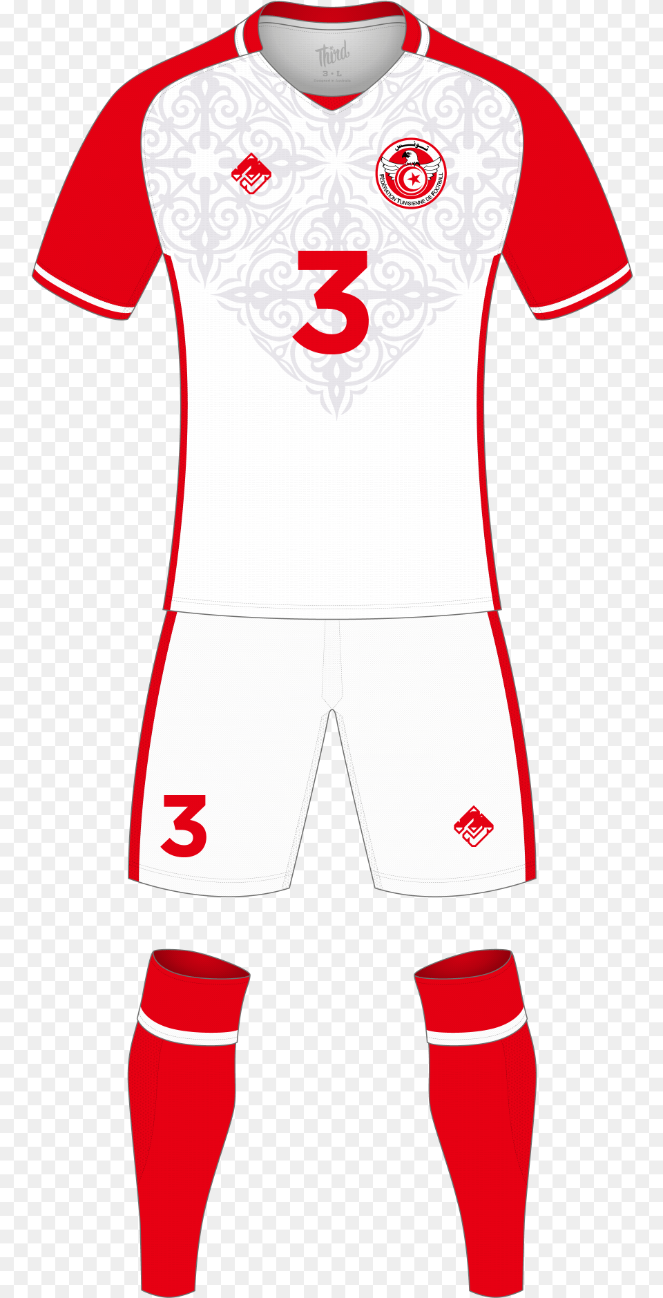 Tunisia World Cup 2018 Concept National Football Team Clothes, Clothing, Shirt, Person, Jersey Png Image