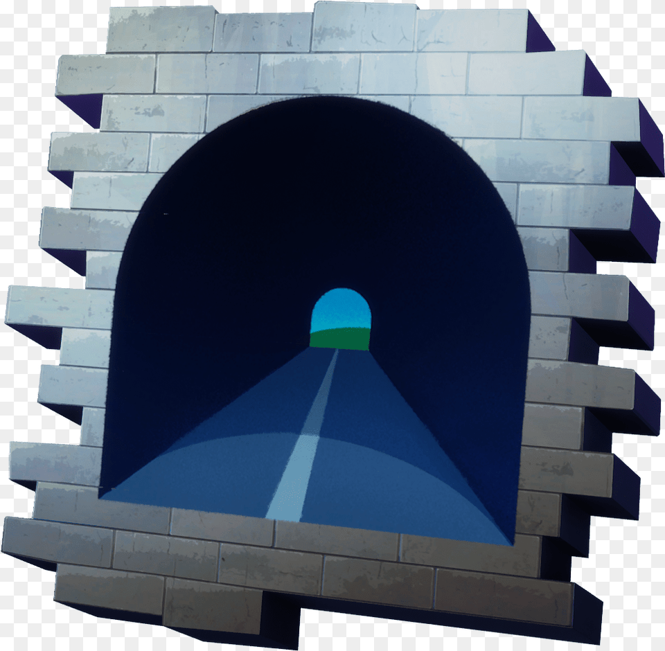 Tunnel Fortnite X Mark Spray, Arch, Architecture, Building, Hole Free Png