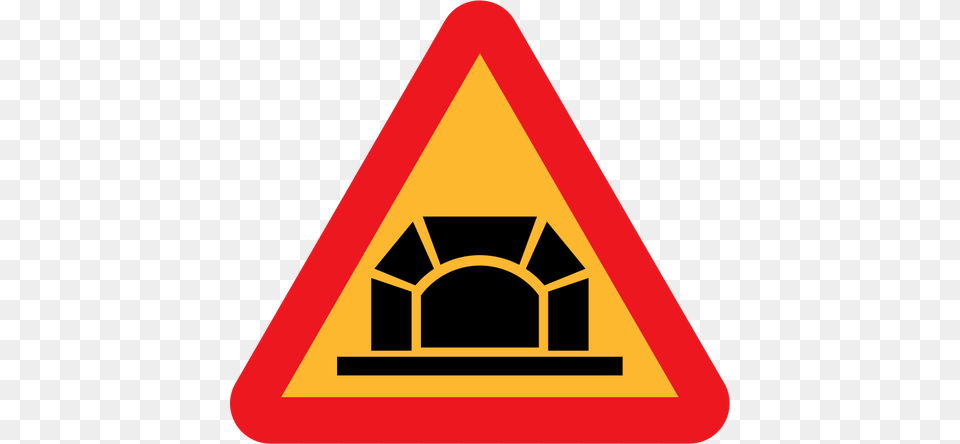 Tunnel Road Sign Vector Clip Art, Symbol, Road Sign, Dynamite, Weapon Png Image