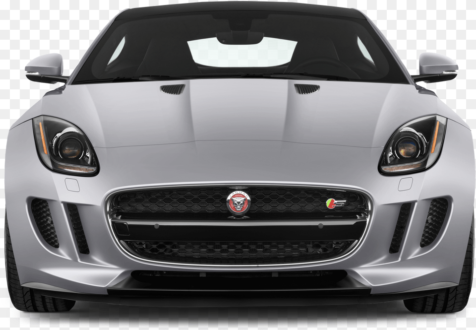 Tunnel Run In A 2017 Jaguar F Type Svr Black And Jaguar F Type Front View, Car, Coupe, Sports Car, Transportation Png Image