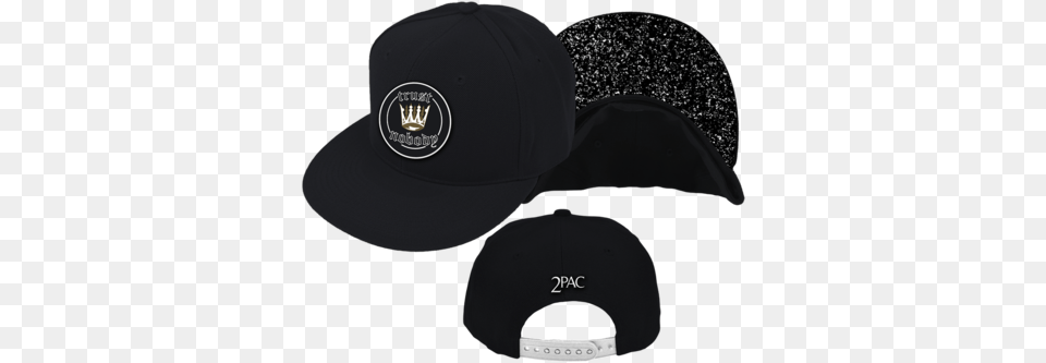 Tupac Crown Patch Black Snapback Baseball Cap, Baseball Cap, Clothing, Hat Free Transparent Png