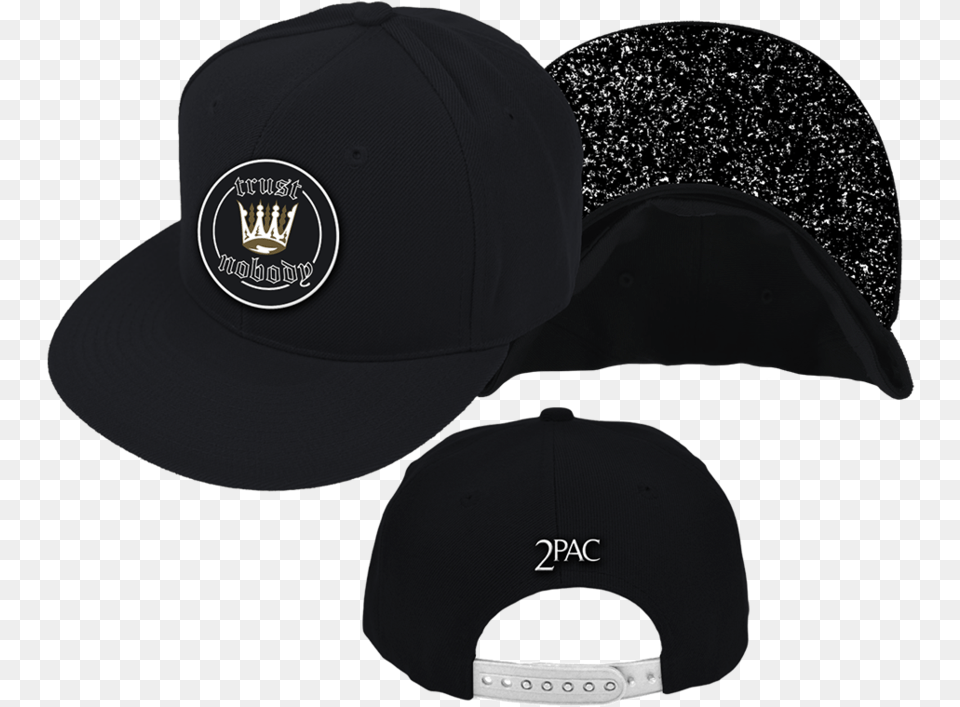 Tupac Logo Tupac Crown Patch Hat Trust Nobody Tupac Trust Nobody, Baseball Cap, Cap, Clothing Free Png Download