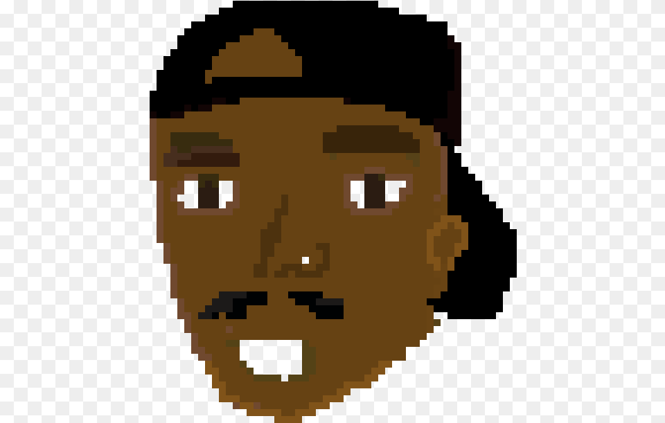 Tupac Pixel Art, Mask, Qr Code Free Png Download