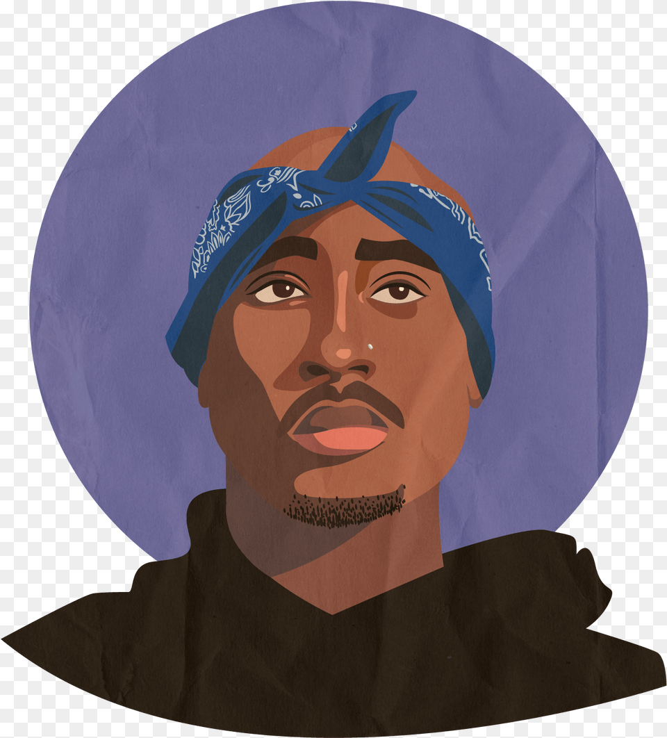 Tupac Shakur Drawing Art Thug Tupac Art, Cap, Clothing, Hat, Adult Free Png