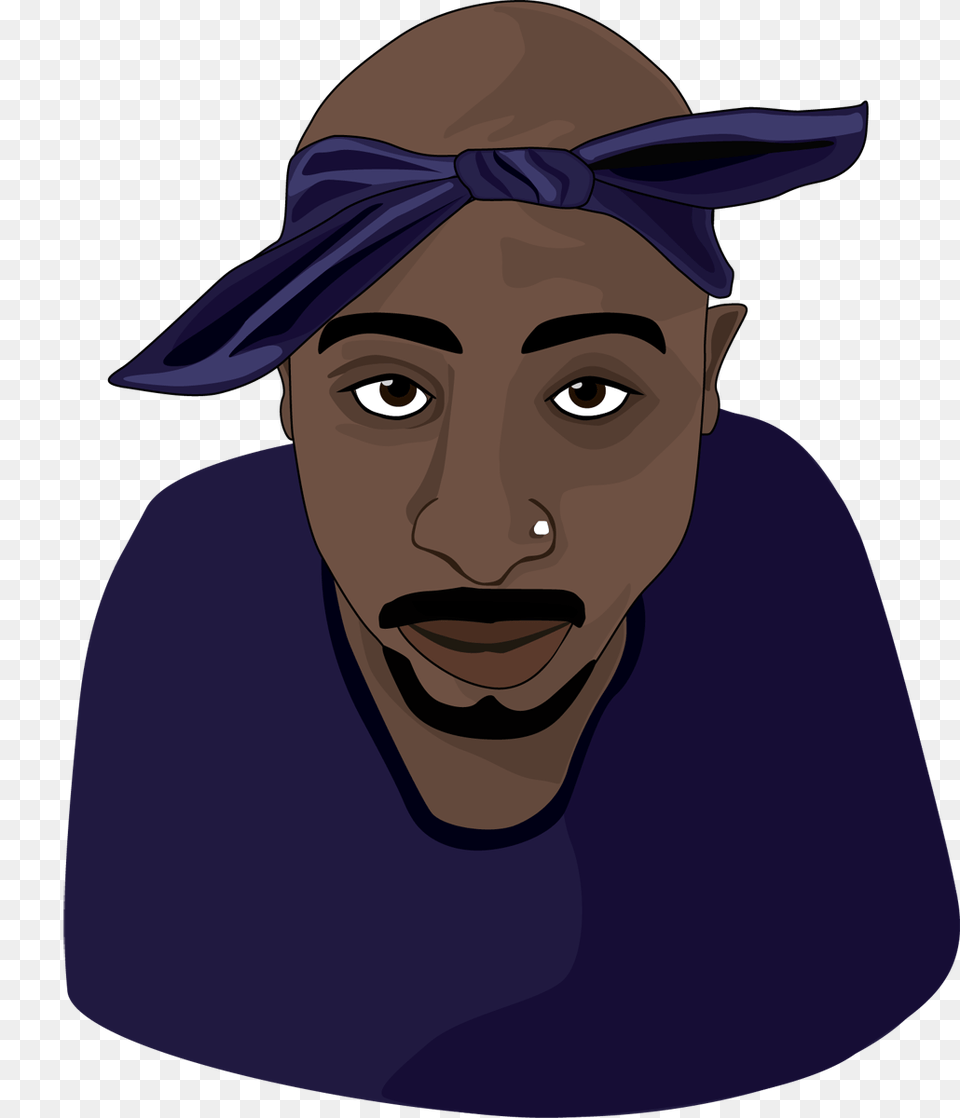 Tupac Shakur Fan Art Drawing, Face, Head, Person, Photography Free Transparent Png