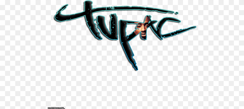Tupac Shakur Logo Logos Tupac Logo, Adult, Light, Male, Man Png Image