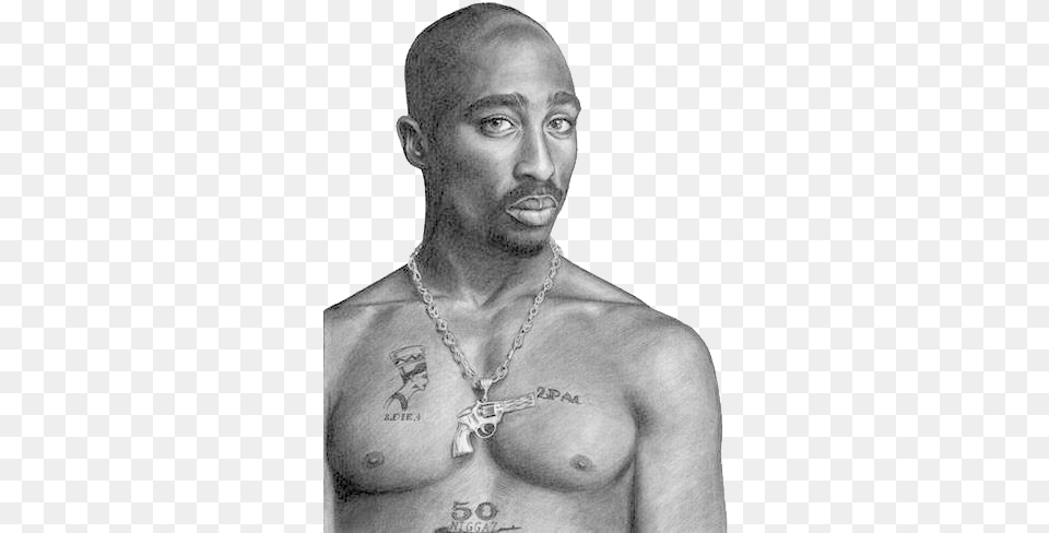 Tupac Shakur Tupac No Background Black And White, Accessories, Portrait, Photography, Person Free Png Download