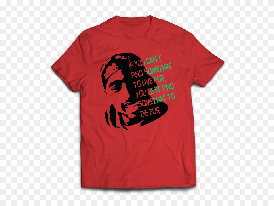 Tupac Something To Live For Tradepost Tees, Clothing, T-shirt, Adult, Male Png