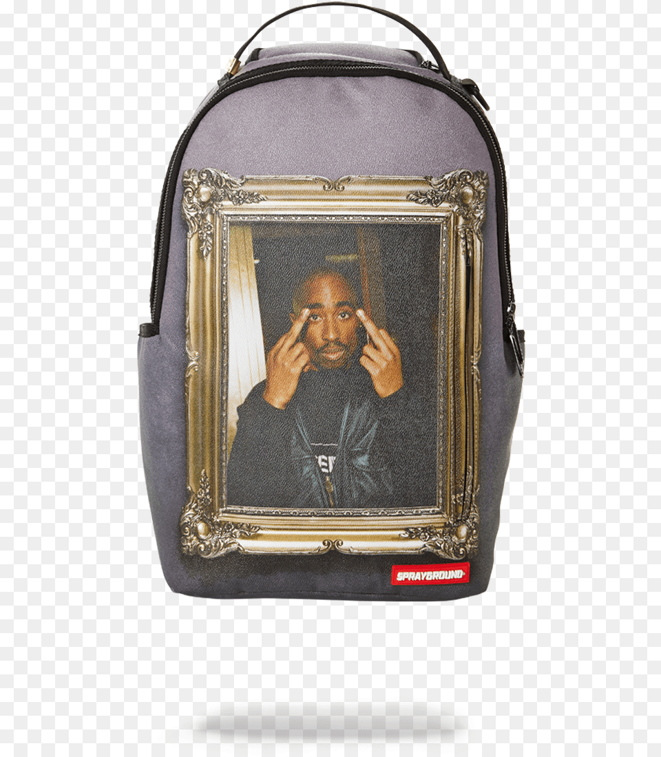 Tupac Sprayground Backpack, Accessories, Photography, Purse, Handbag Free Png Download