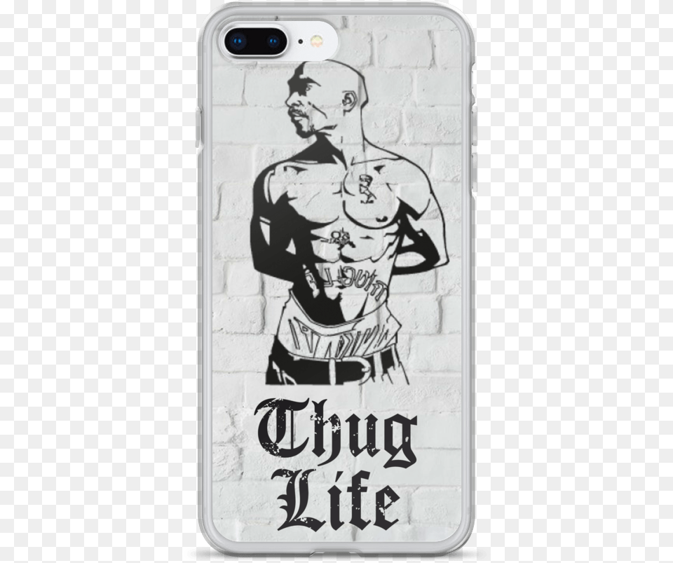 Tupac Thug Life Iphone Cases Soft Touch And Premium, Electronics, Phone, Adult, Male Free Png