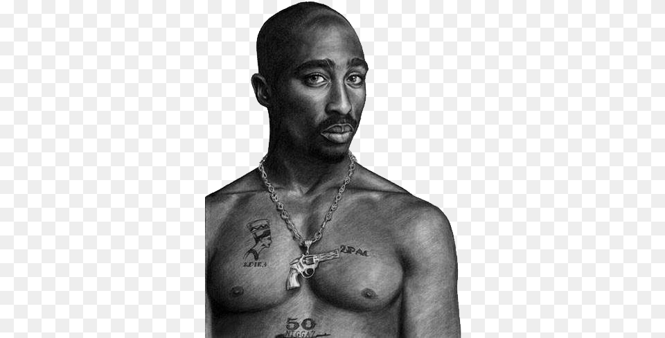 Tupac White Background, Face, Head, Portrait, Photography Png Image