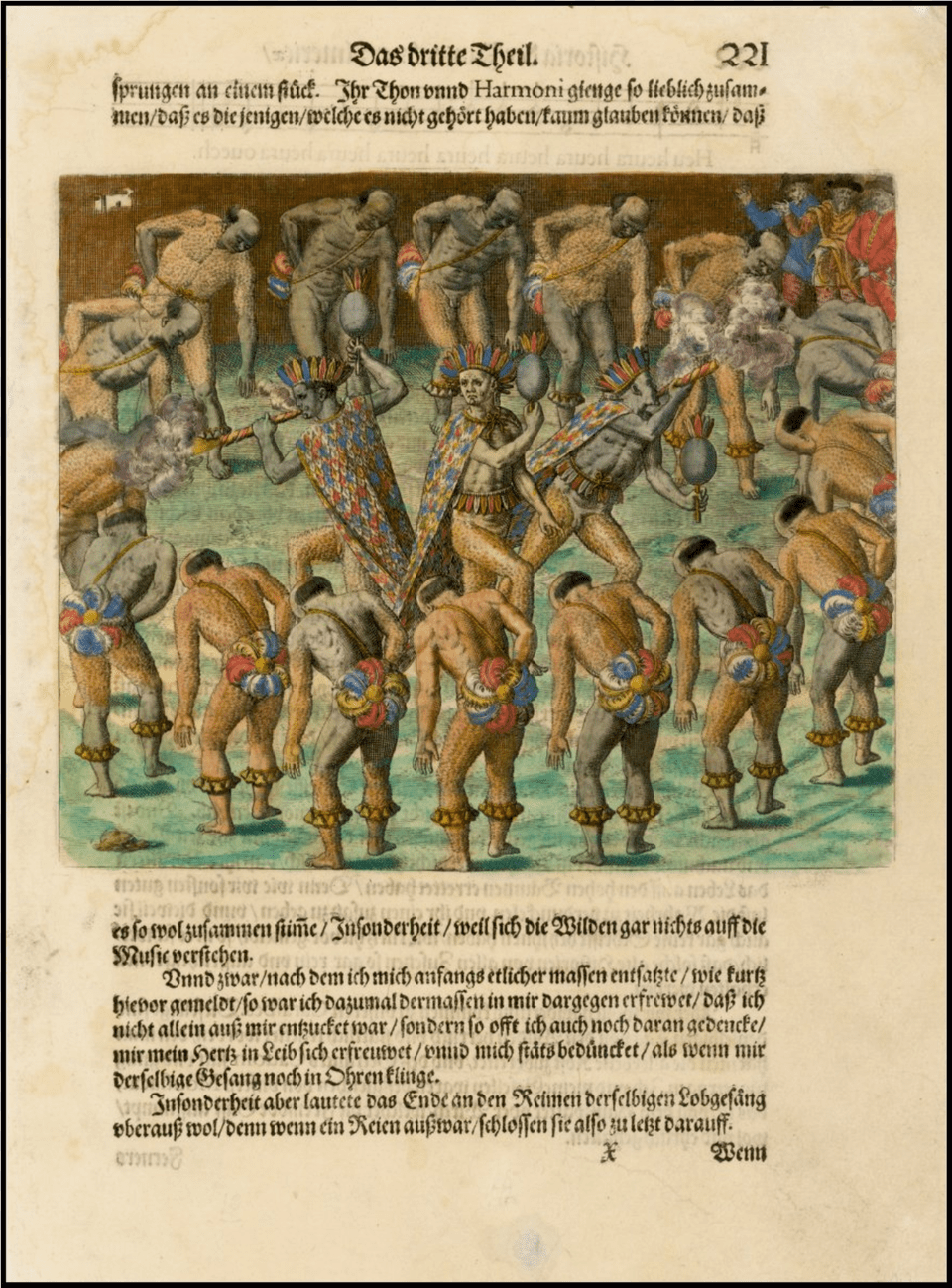 Tupinamba Indians Observed By Hans Staden During His Bry Theodor De Philippines, Painting, Art, Man, Male Png