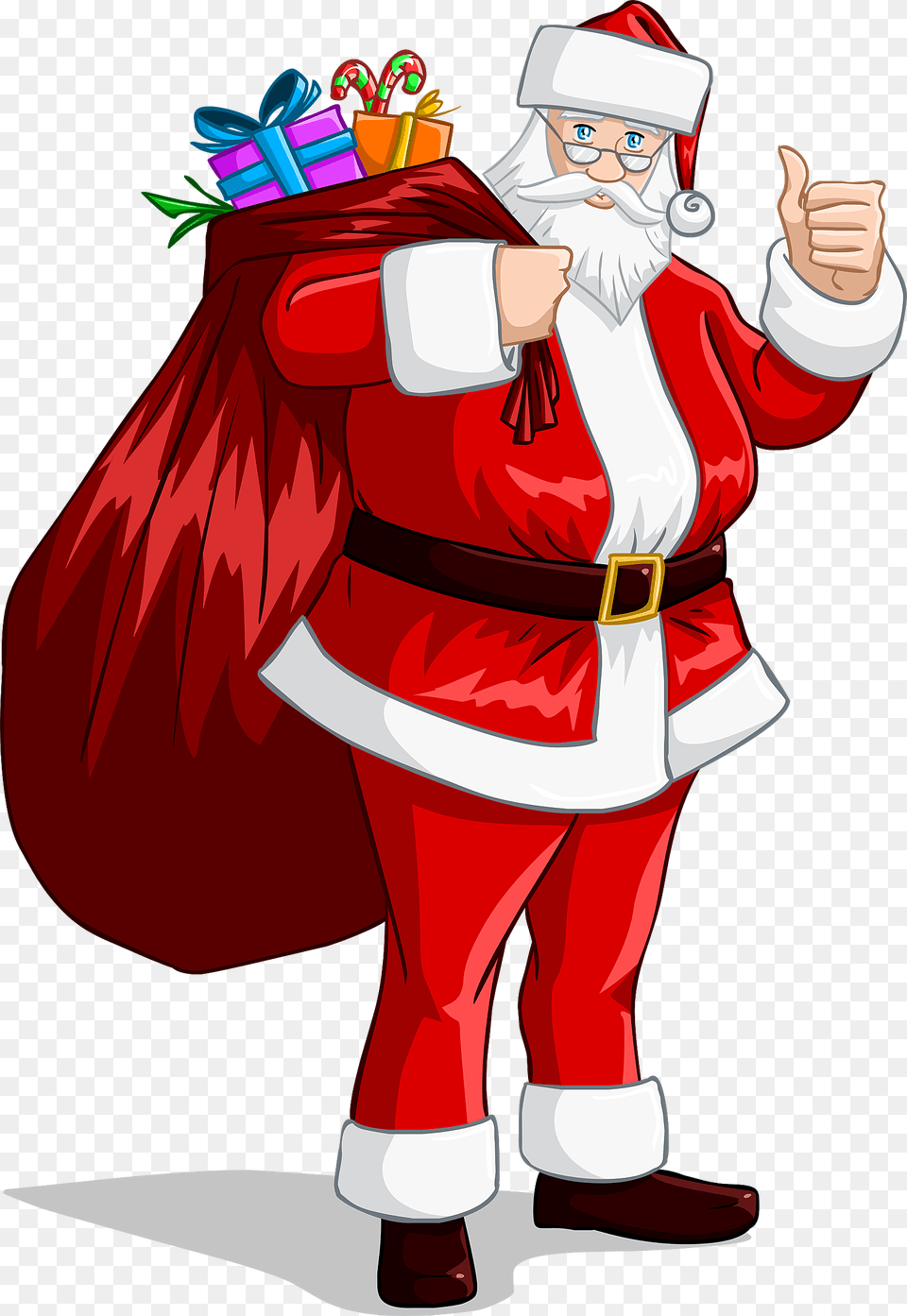 Tupperware Clipart Santa Claus With Bag, Elf, Adult, Female, Person Png