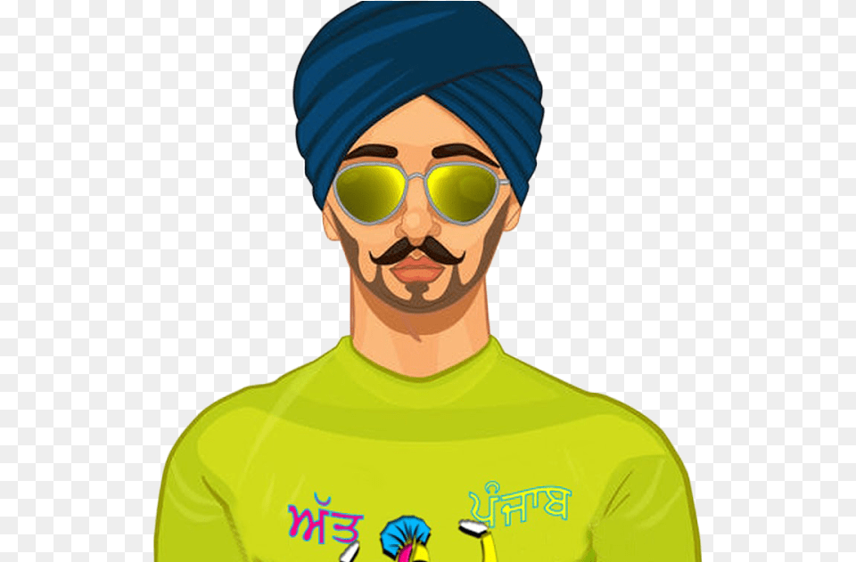 Turban, Accessories, Adult, Sunglasses, Person Free Png