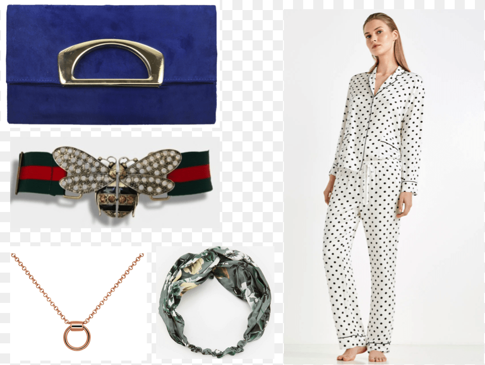 Turbante En Tonos Verdosos Y Bata Con Estampado Floral Pajamas, Accessories, Clothing, Jewelry, Necklace Png