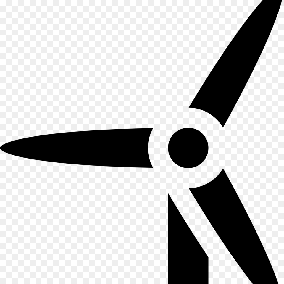 Turbine Transparent Wind Energy Clipart, Gray Png