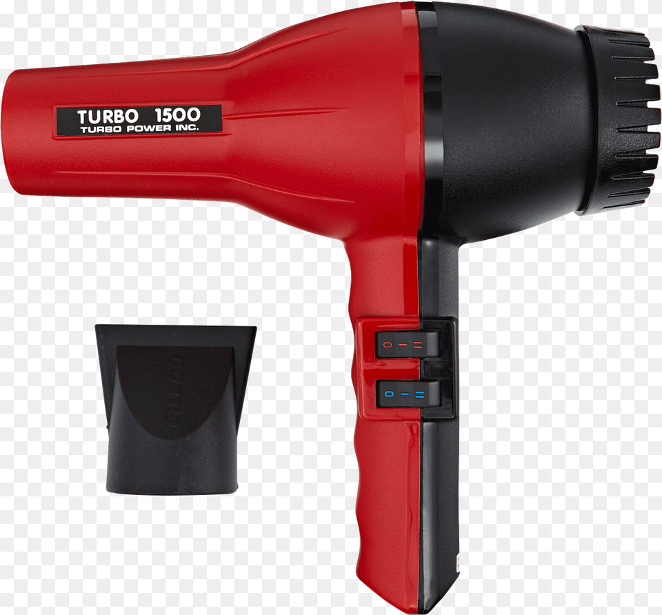 Turbo 1500 Hair Dryer, Appliance, Blow Dryer, Device, Electrical Device Png