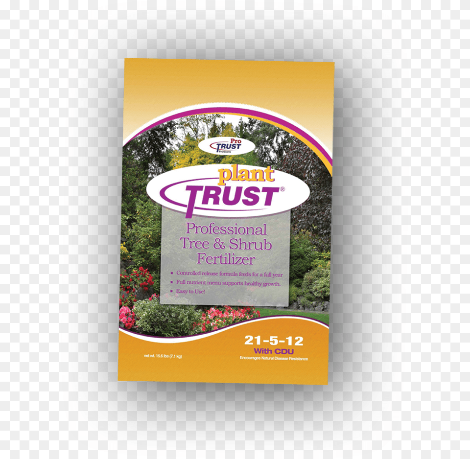 Turf Trust Tree And Shrub Fertilizer, Advertisement, Poster, Herbal, Herbs Png Image