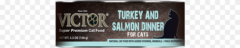 Turkey And Salmon Dinner Canned Cat Food Victor Canned Turkey Amp Salmon Dinner Cat Food, Aluminium, Tin, Can, Canned Goods Free Png Download