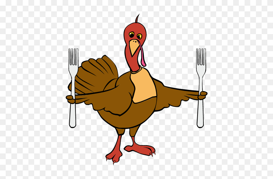 Turkey Bird Clipart Little Turkey, Cutlery, Fork, Adult, Female Free Png Download