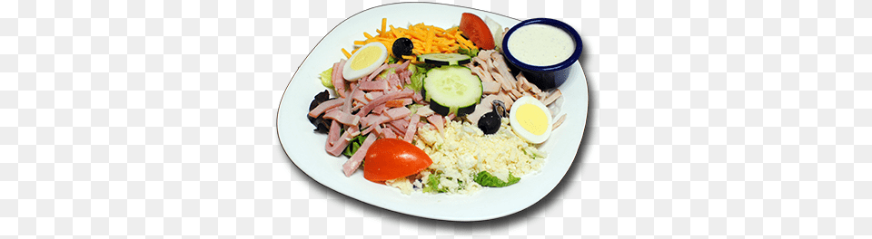 Turkey Chef Salad Transparent Greek Salad, Dish, Food, Food Presentation, Lunch Free Png Download